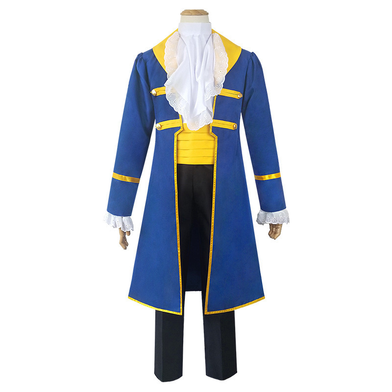Beauty and the Beast Prince Cos Costume Stage Costume Performance Costume Festival Dress Children's Day Halloween Costume Beauty and the Beast Prince Cos Costume Stage Costume Performance Costume Festival Dress Children's Day Halloween Costume