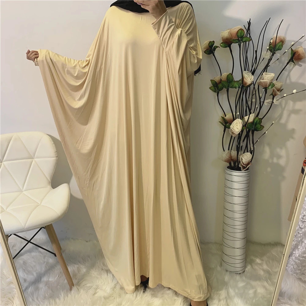 Women's Clothing Effortless Batwing Sleeve Dress, Solid Color Casual Shift Dress For Women_ecoleips.com