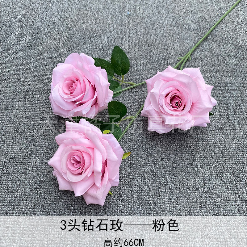 Flores de boda de alta calidad de flores de madera verde de bambú y lirio de pino masson de alta calidad