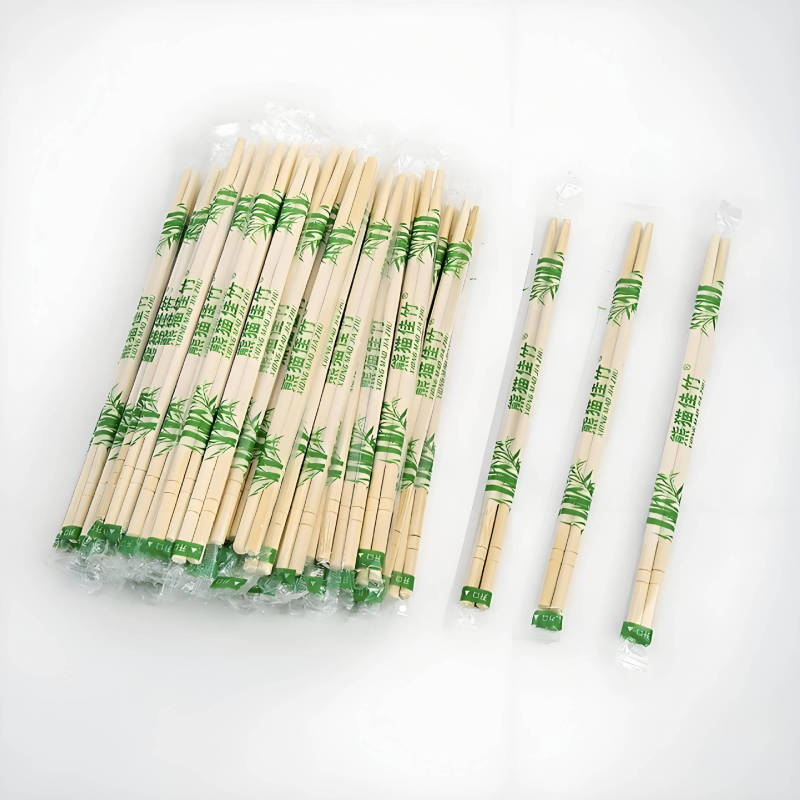 Individually Packaged Disposable Chopsticks for Restaurants, Fast Food Restaurants, Takeout, Bamboo Chopsticks, Round Chopsticks, Cheap Household Sanitary Chopsticks, Commercial Use