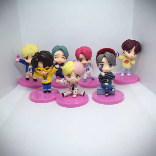 7 bullet-proof youth league hand-made doll anime peripheral cartoon toy doll cake decoration doll machine