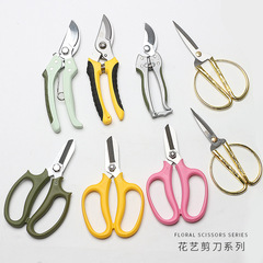 Gorgeous ribbon small scissors pointed thin head scissors floral fresh flowers packaging supplies materials for special embroidery scissors