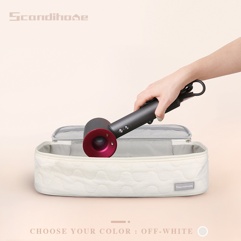 Nueva bolsa de almacenamiento de secador de pelo de algodón accesorios de viaje rizador de pelo secador de pelo de almacenamiento de gran capacidad portátil cubierta protectora