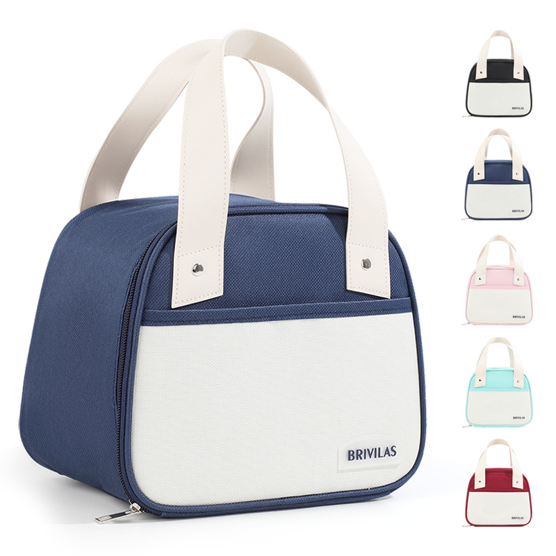 Bolsa térmica para almuerzo estilo japonés, bolsa bento portátil con asa, bolsa para el almuerzo para oficinistas, bolsa para el almuerzo de estudiantes, portátil.