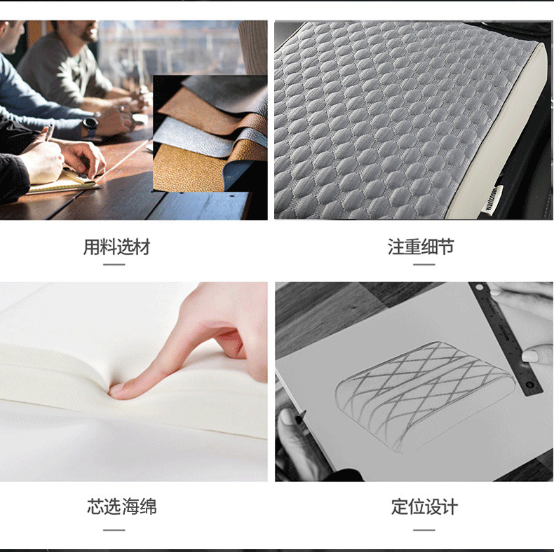 Car Armrest Box Heightening Pad, Driver's Elbow Support, Central Armrest Box Pad, Extended and Thickened, Simple Universal Model