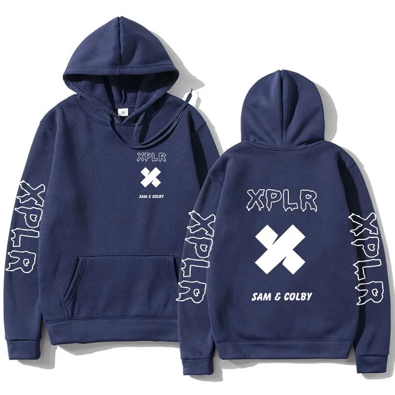 2024 Men Xplr Hoodie Sam y Colby Chainlink Merch Heart Sha
