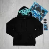 Black sweatshirt, accessories
