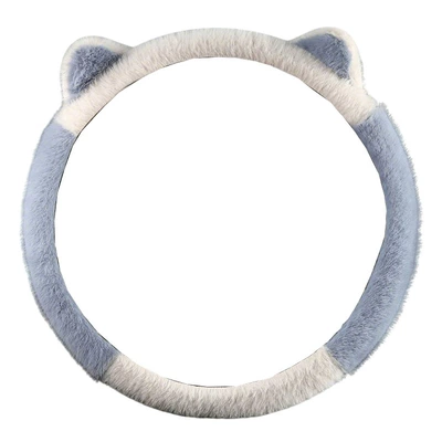Ear Plush Car Steering Wheel, Steering wheel cover