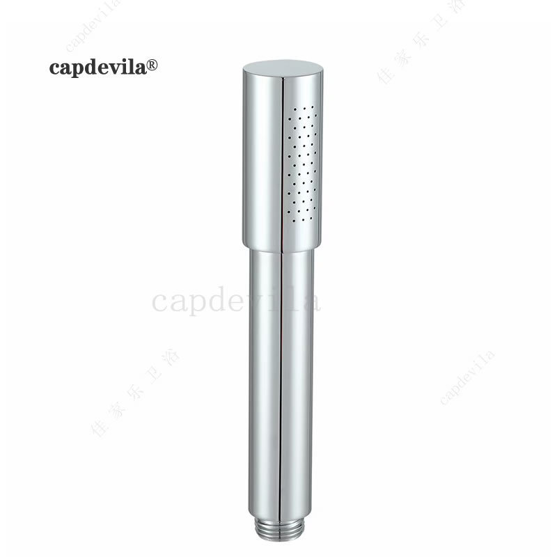 Rod Copper Shower Head Apartment Hotel Home Shower Bath Handheld Cylindrical Shower Head
