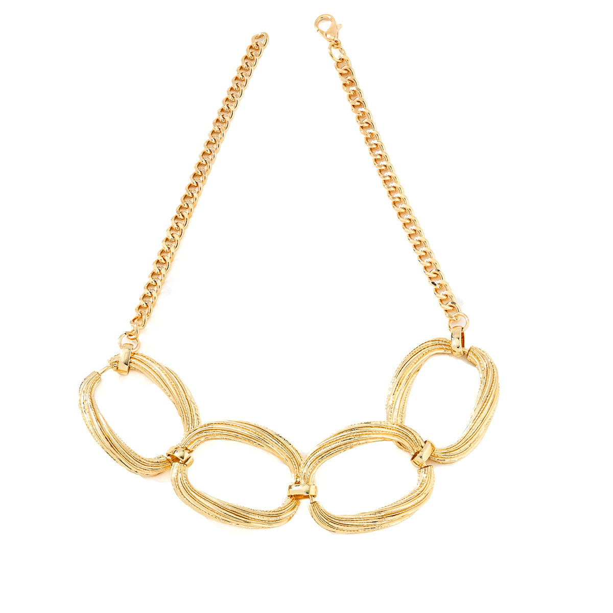 Juego de Joyería de Collar y Pulsera de Aleación de Zinc para Mujeres