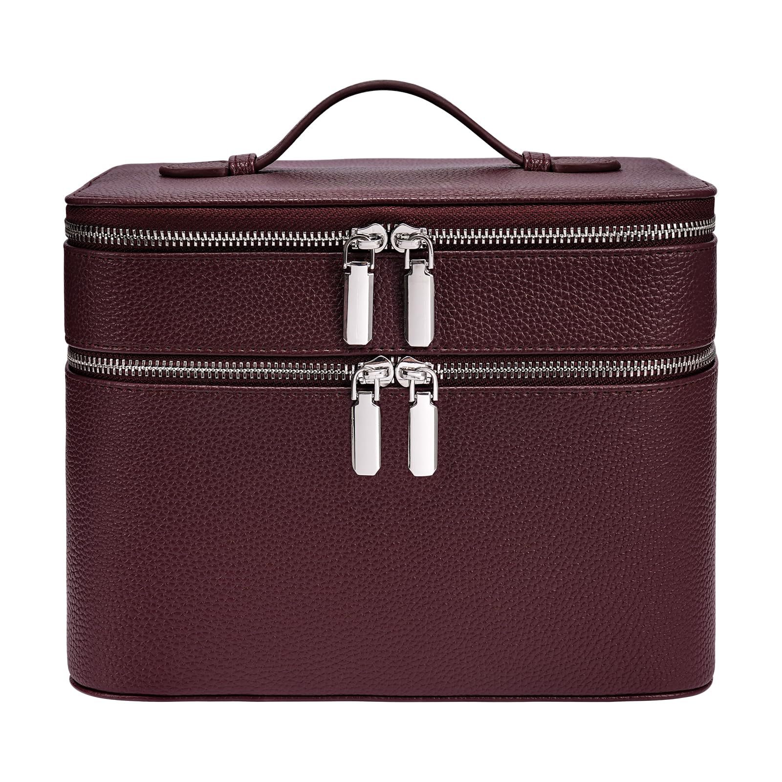 Doble capa nueva bolsa de maquillaje profesional portátil paquete de herramientas de cuidado de la piel belleza belleza pestañas caja de almacenamiento bolsa de maquillaje multipartícula