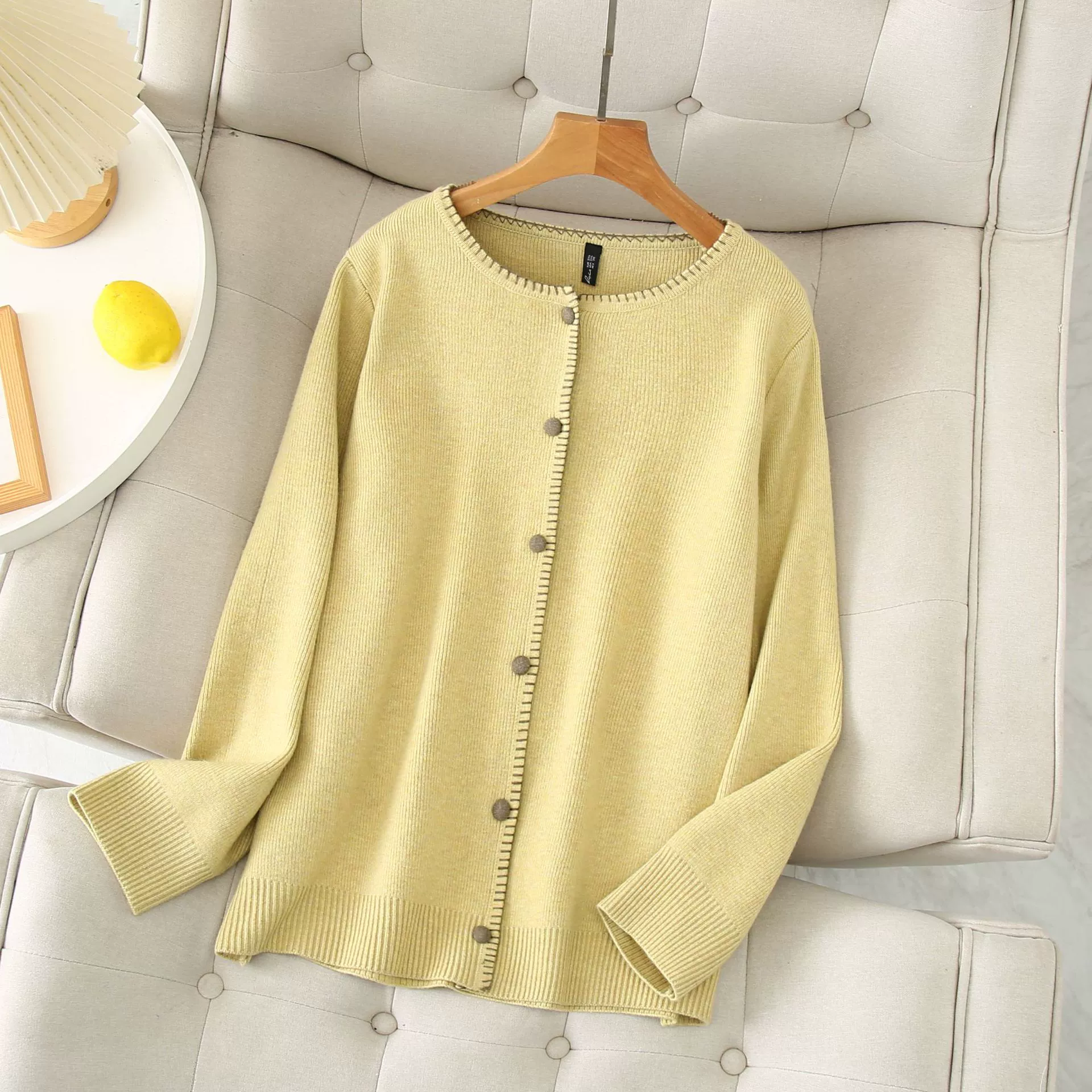 Autumn knitted sweater, cardigan, plus size, Korean style, oversize