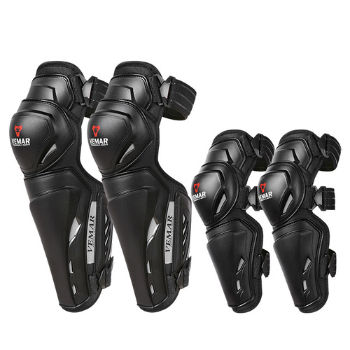 Vemar motorcycle knee pads, elbow pads, lightweight breathable anti-fall leg pads, riding protective gear, men's motorcycle equipment for all seasons