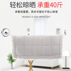 Stainless steel clothesline, indoor drying rope, bathroom extendable steel wire rope, hotel invisible clothesline