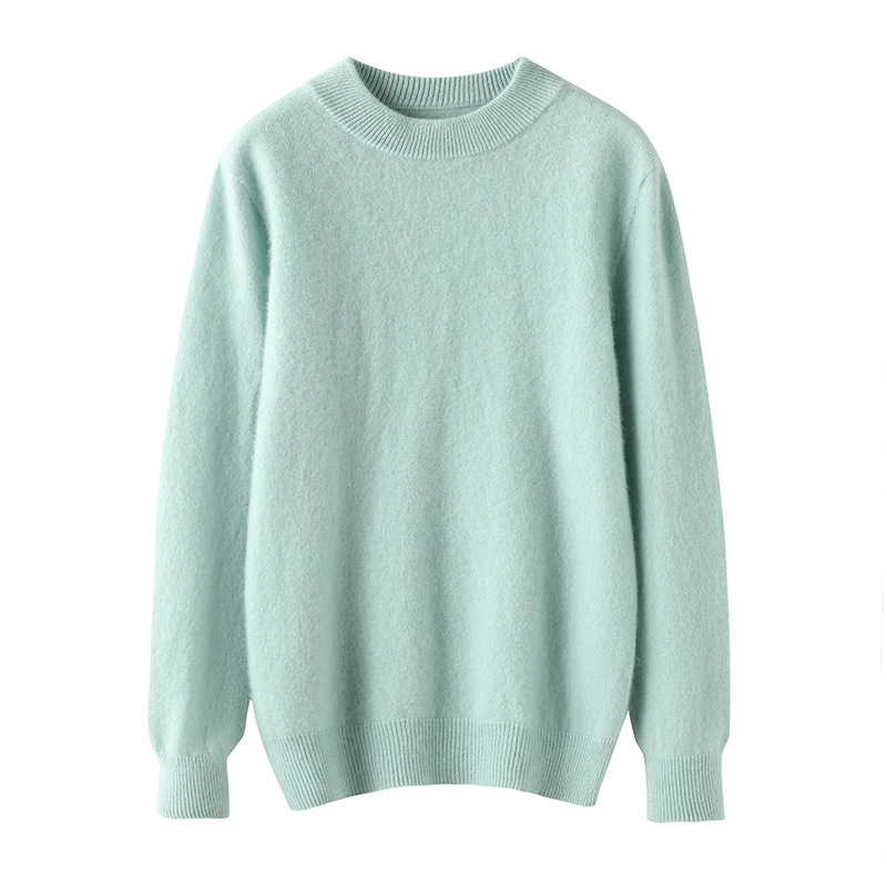 Cashmere demi-season children's solid color woolen keep warm sweater…
