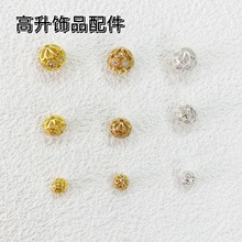 ��ɫ��18k�Ƕ�ʯ���� �U���� ����������Ƭ �ֹ�DIY�Ʒ���