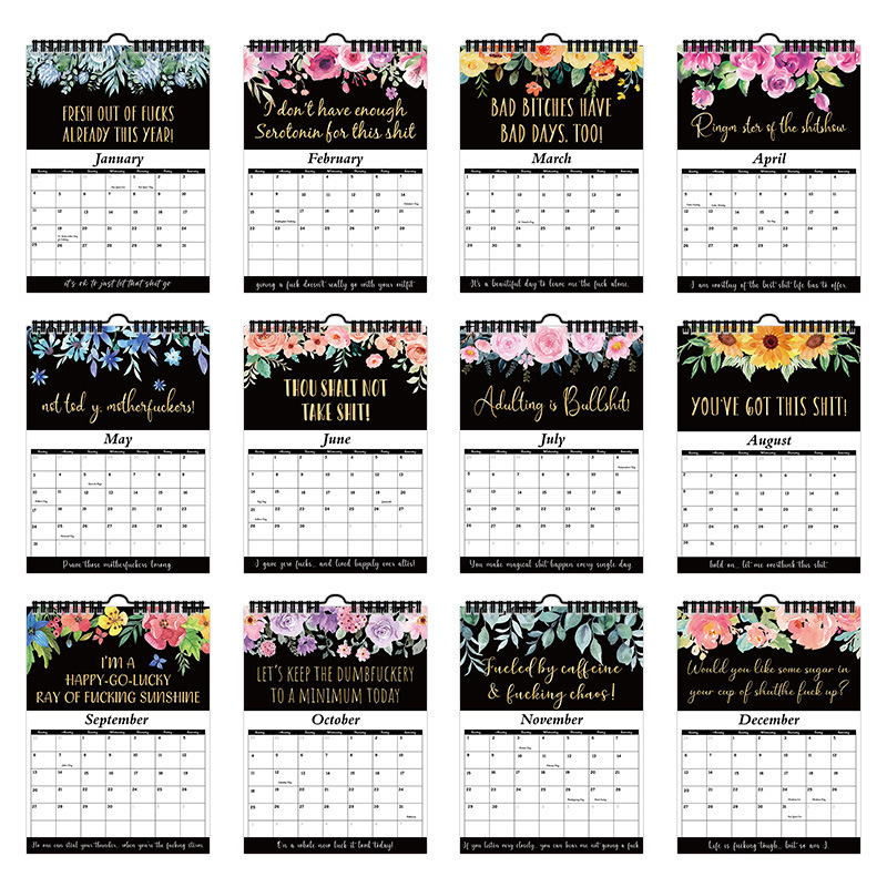 跨境新品 疲惫不堪女性日历2026 Calendar For Tired-Ass Women|undefined