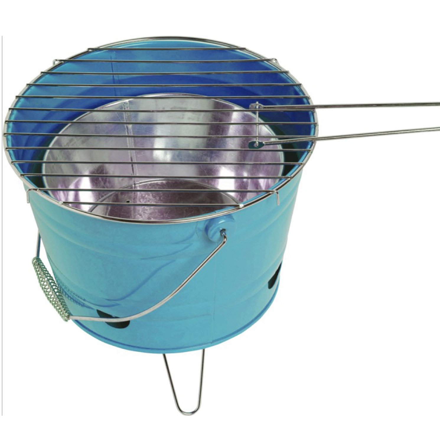 Cubo de 10 pulgadas en forma de parrilla barbacoa estufa carbón sin humo barbacoa al aire libre portátil horno de carbono al por mayor