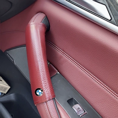 Series Car Door Interior Handle — Armrest, handle, handle - 1-wine-red-leather-note-model-year