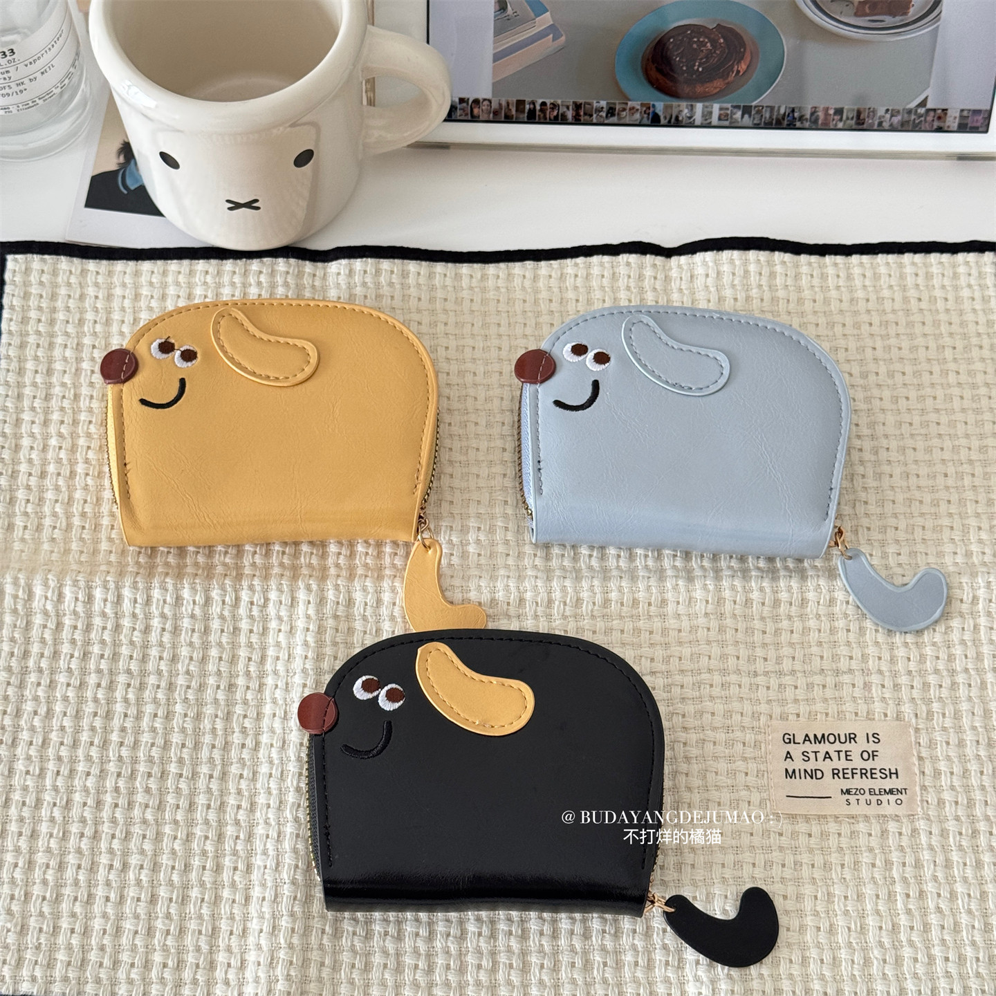 Ví da bóng chó có đuôi lắc lư 41,1k/c (lố 6)