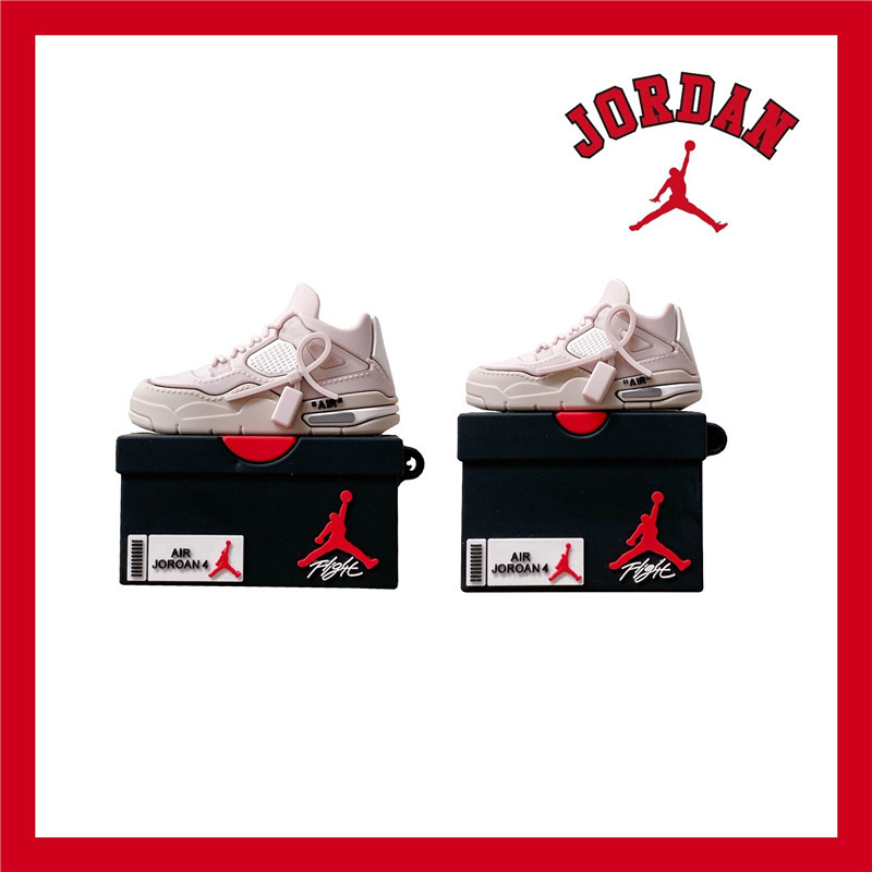 Beige shoes sneakers box Apple AirPods pro Bluetooth headset protective cover 1/2/New 3 generation suitable Beige shoes sneakers box Apple AirPods pro Bluetooth headset protective cover 1/2/New 3 generation suitable