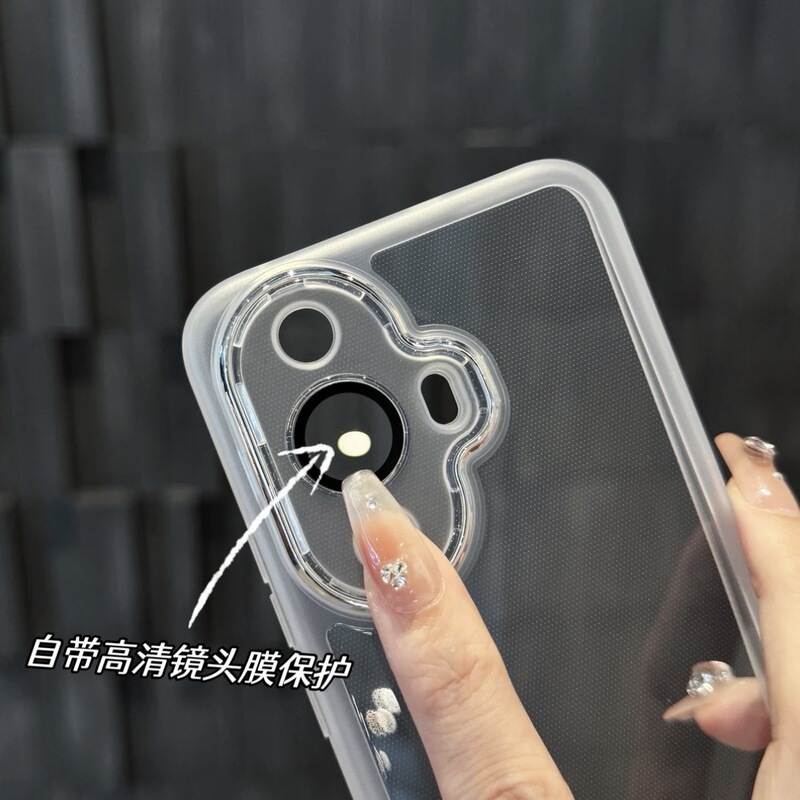 Huawei Nova12 Vital Edition Phone Case with Lens Film FIN-AL60 All-inclusive Frosted Frame Drop-resistant Protective Case Huawei Nova12 Vital Edition Phone Case with Lens Film FIN-AL60 All-inclusive Frosted Frame Drop-resistant Protective Case