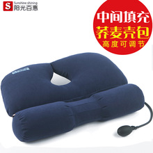 5YA1頸椎枕頭枕芯蕎麥皮護頸枕成人學生頸椎單人睡覺長款睡眠枕整