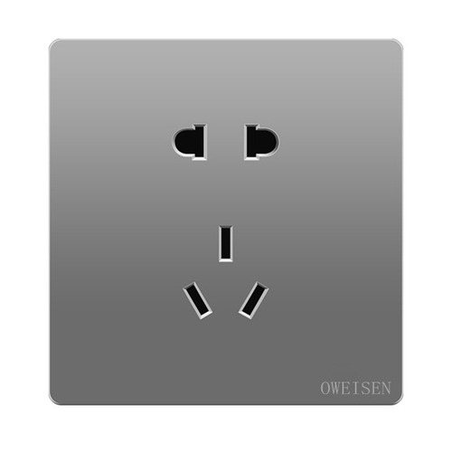 活动看样大板灰色开关面板86型暗装墙壁电源二三插座空调16A插座