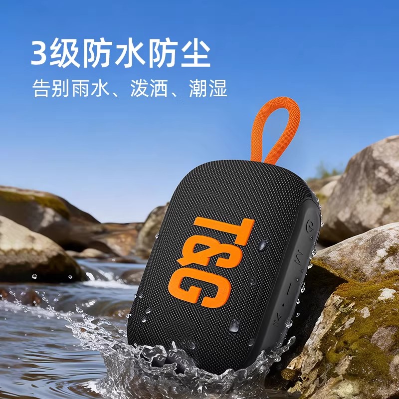 6 Bluetooth audio inalámbrico al aire libre subwoofer pesado montado en el automóvil montado en bicicleta portátil enchufe USB mini altavoz