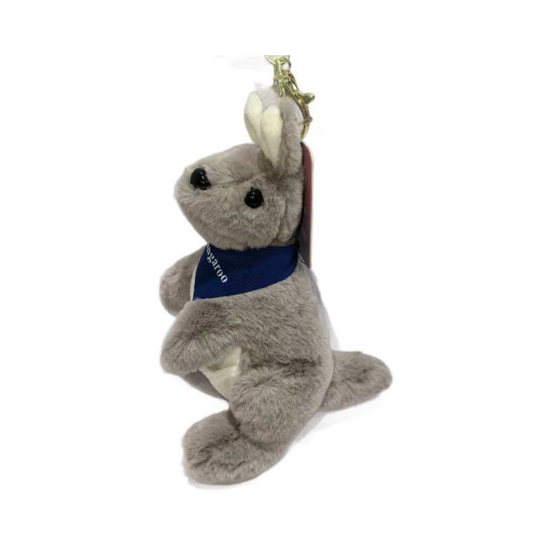 Kangaroo, creative realistic plush pendant, bag decoration, keychain, rag doll, decorations