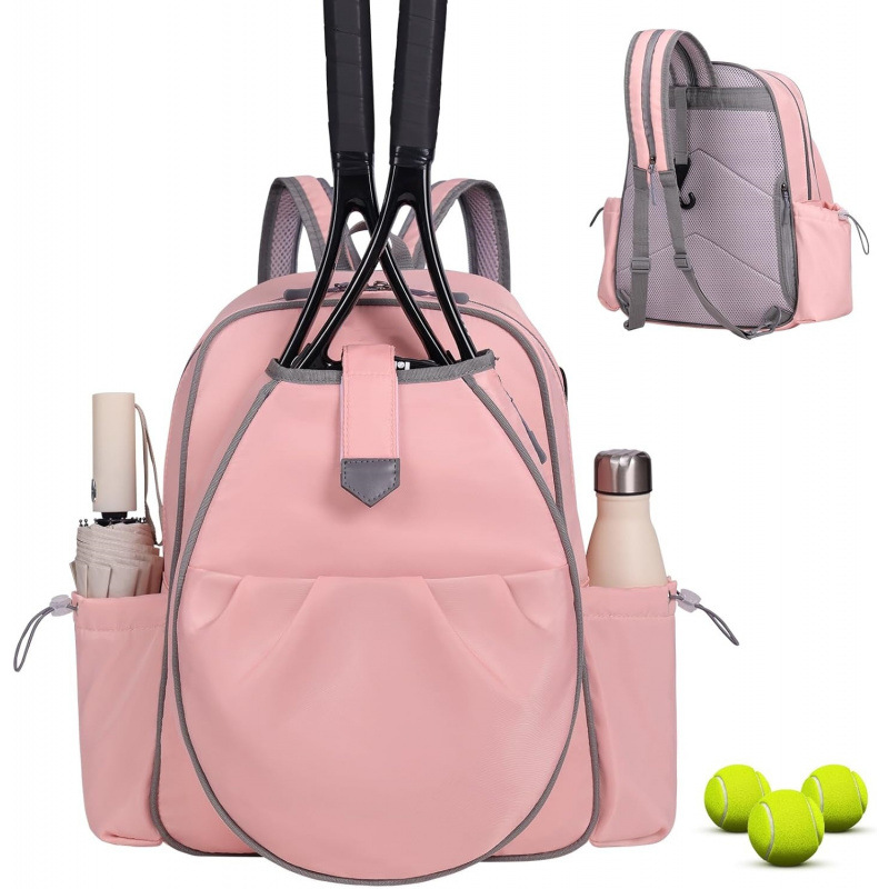Nuevo bolso de tenis de mujer transfronterizo, bolso de tenis resistente al agua, 2 bolsas de raquetas de tenis