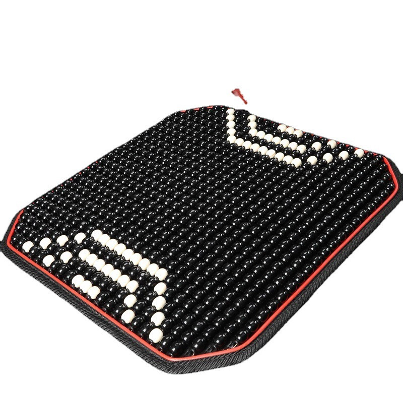 Подушка сиденья автомобиля летняя Прохладная Подушка Одиночная Подушка сиденья грузовика Автомобильная подушка вентиляция деревянная подушка из бисера поколение волос