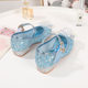 2025 Spring and Autumn New Chunky Princess Shoes Cartoon Princess Aisha Mary Jane Shoes Girls Crystal Sequin Small Leather Shoes