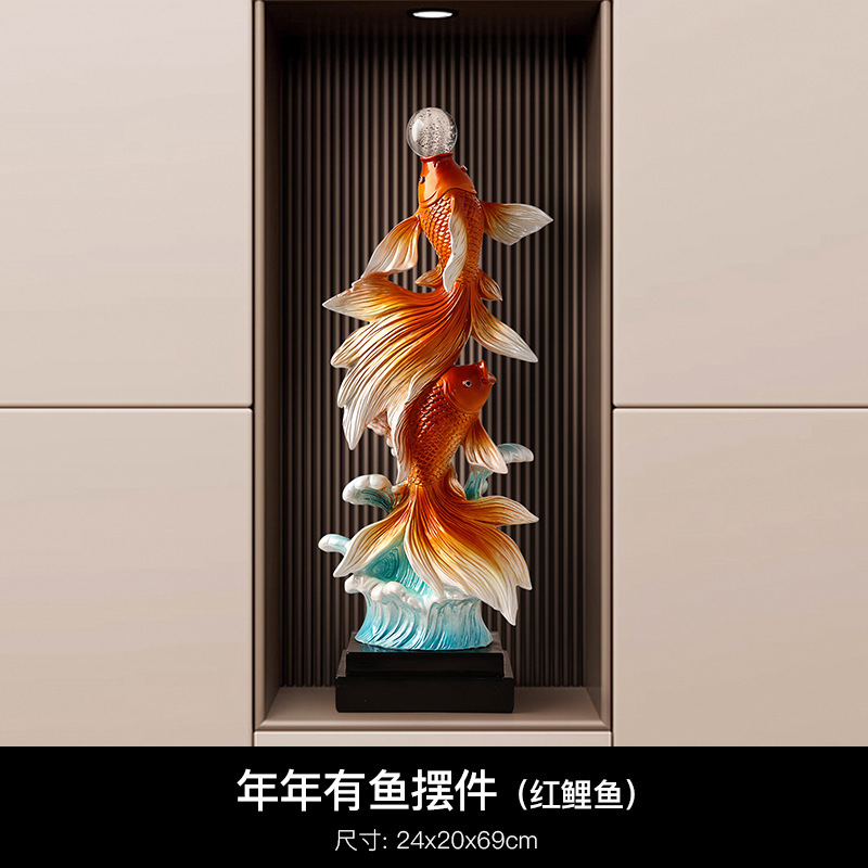 新しい中国風の玄関装飾装飾品リビングルーム 2025 新しいテレビキャビネットライト高級装飾新築祝いギフト|undefined