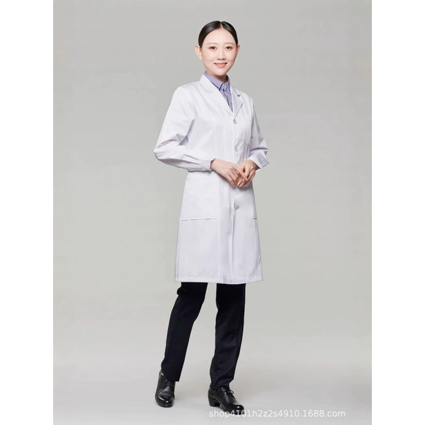White doctor uniform, down jacket