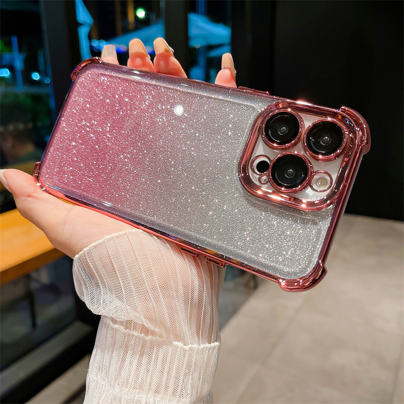 Protector de pantalla todo incluido con bolsas de aire en las cuatro esquinas, funda para teléfono Apple 17 compatible con iPhone 14, funda protectora anticaídas para 13 Pro Max