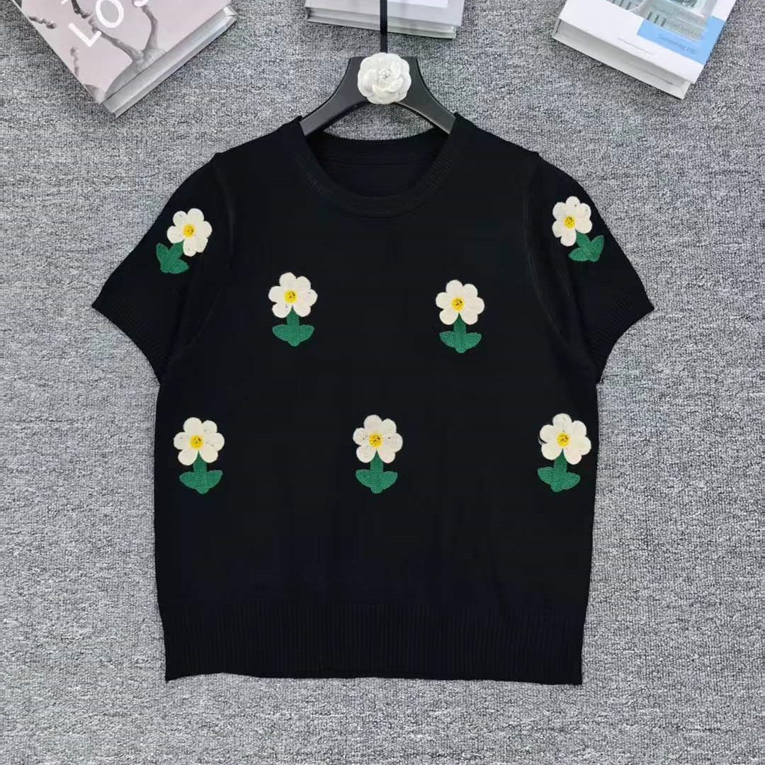 Eleganter Rundhals Strickpullover Für Damen Einfarbiger Sweater_voghion.com