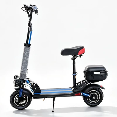 Qatlanan elektrik skuterlər, Double Seat 10inch Off-Road