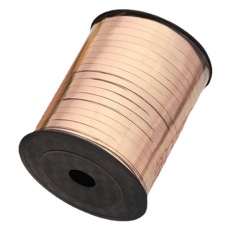 Decoración de fiesta de boda transfronteriza 500 yardas superficie brillante ajuste globo cinta cumpleaños bandera cordón