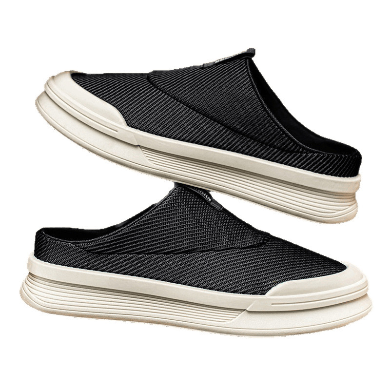 Primavera y verano nuevos clásicos versátiles zapatos casuales de moda de red para salir cómodos zapatos de calzado ligeros de un solo pie