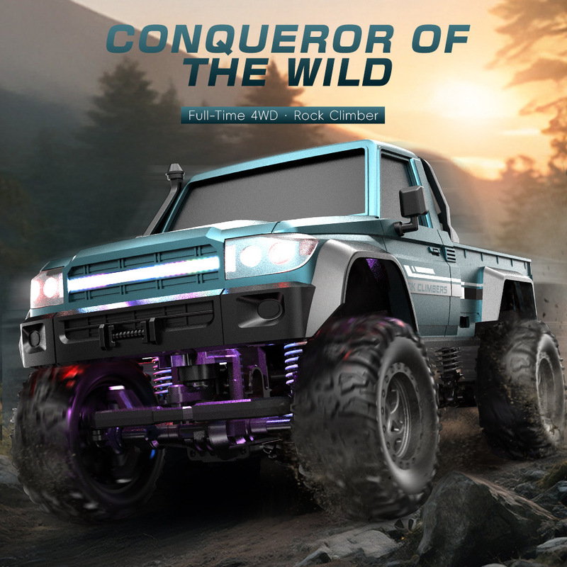 New Cross-Border Small High-Speed Vehicle, Four-Wheel Drive, Wireless Remote Control, Rechargeable Off-Road Climbing Remote Control Car Model Toy New Cross-Border Small High-Speed Vehicle, Four-Wheel Drive, Wireless Remote Control, Rechargeable Off-Road Climbing Remote Control Car Model Toy