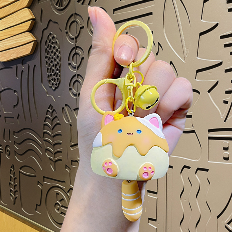 Cartoon niedlichen Harz Tier Panda Schweinchen Schwanz Auto Rucksack Anhänger Geschenk Puppe Schlüsselanhänger_voghion.com