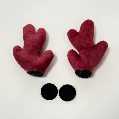 Motosiklet dəbilqələri | Accessories Quick Release Decoration - red-antlers