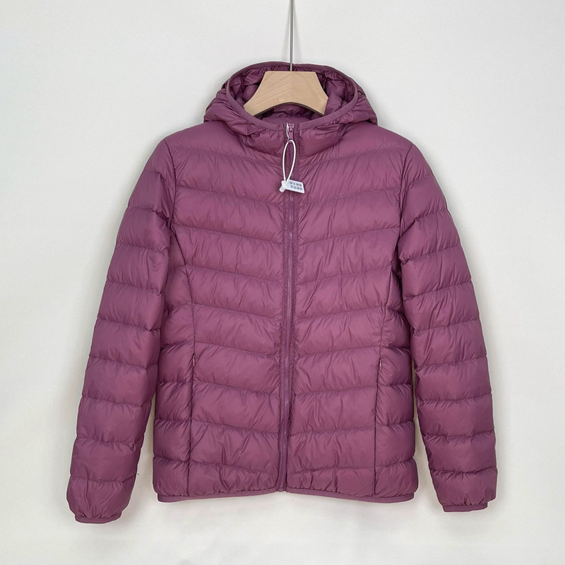 Youjia Lightweight down Jacket Women's Hooded Large Size Versatile 90 White Duck down Thin Autumn and Winter down Jacket Short Top Youjia Lightweight down Jacket Women's Hooded Large Size Versatile 90 White Duck down Thin Autumn and Winter down Jacket Short Top