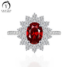 0.9ct�E�A6*8��Ѫ�t��ʯS925���y��ָŮ�W���羳�߼��錚���b�Ʒ