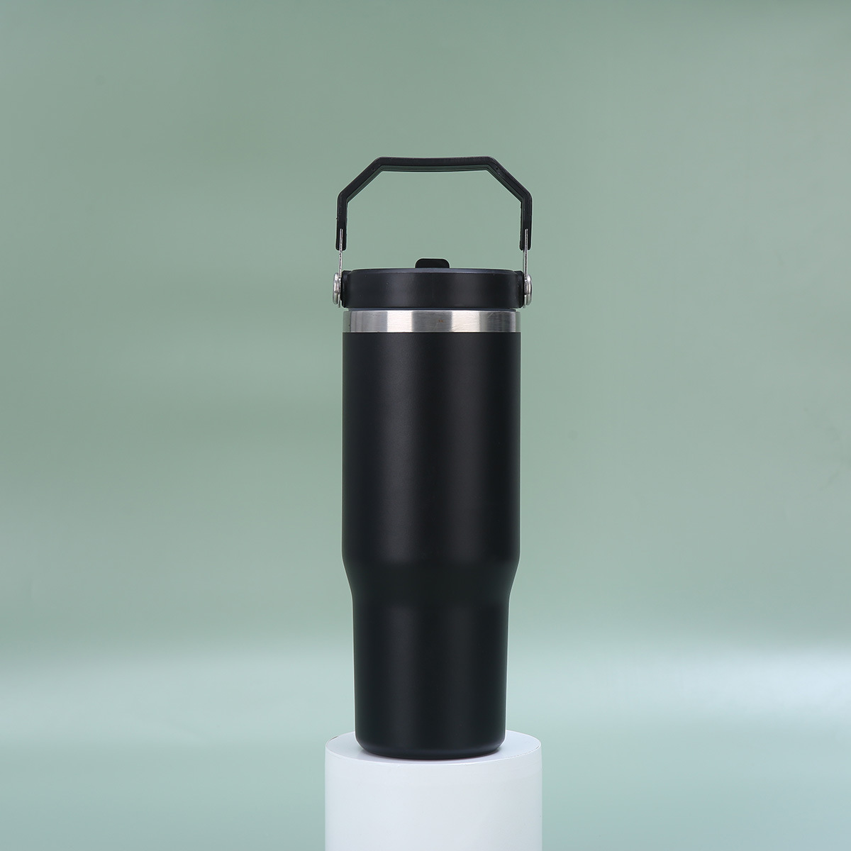 Casual Retro Solid Color 201 Stainless Steel 304 Stainless Steel Thermos Cup 1 Piece display picture 11