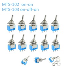 ǳ��ɫ����MTS-102 3��ҡ�ۿ��ص���˫������6A 125V΢�Ͳ�������