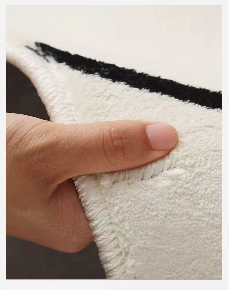 Cross-border Amazon best-selling pumpkin floor mat for home entrance, non-slip, dirt-resistant, faux cashmere floor mat, bathroom carpet