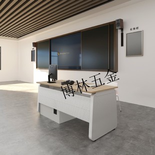 School All-In-One Smart Multimedia Teaching Podium Multifunctional Computer Commercial Simple Desk with Adjustable Steel Frame Structure