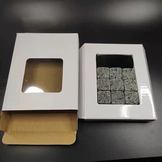 威士忌冰酒石定制挂钩天然石头冰块冰石冰粒跨境货源轻奢风挂饰